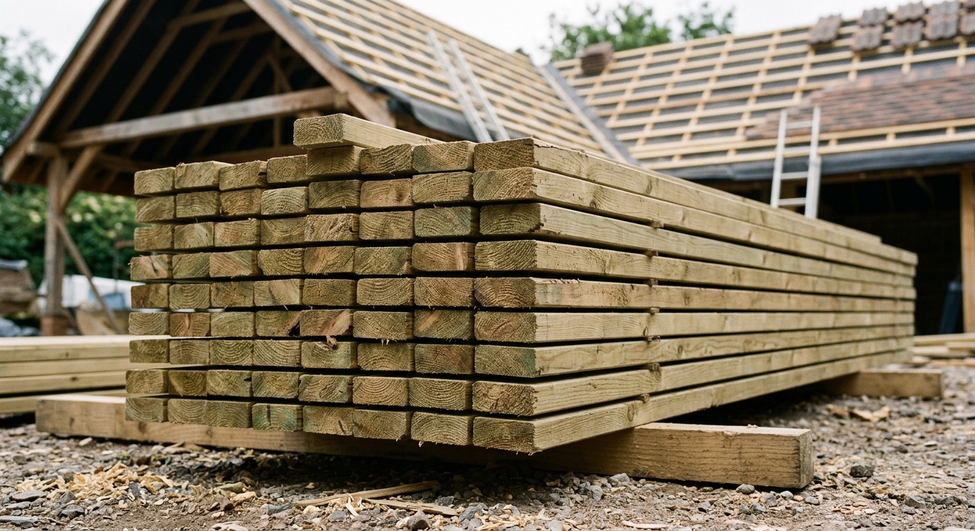 25x38mm Roofing Batten 4.8m Treated