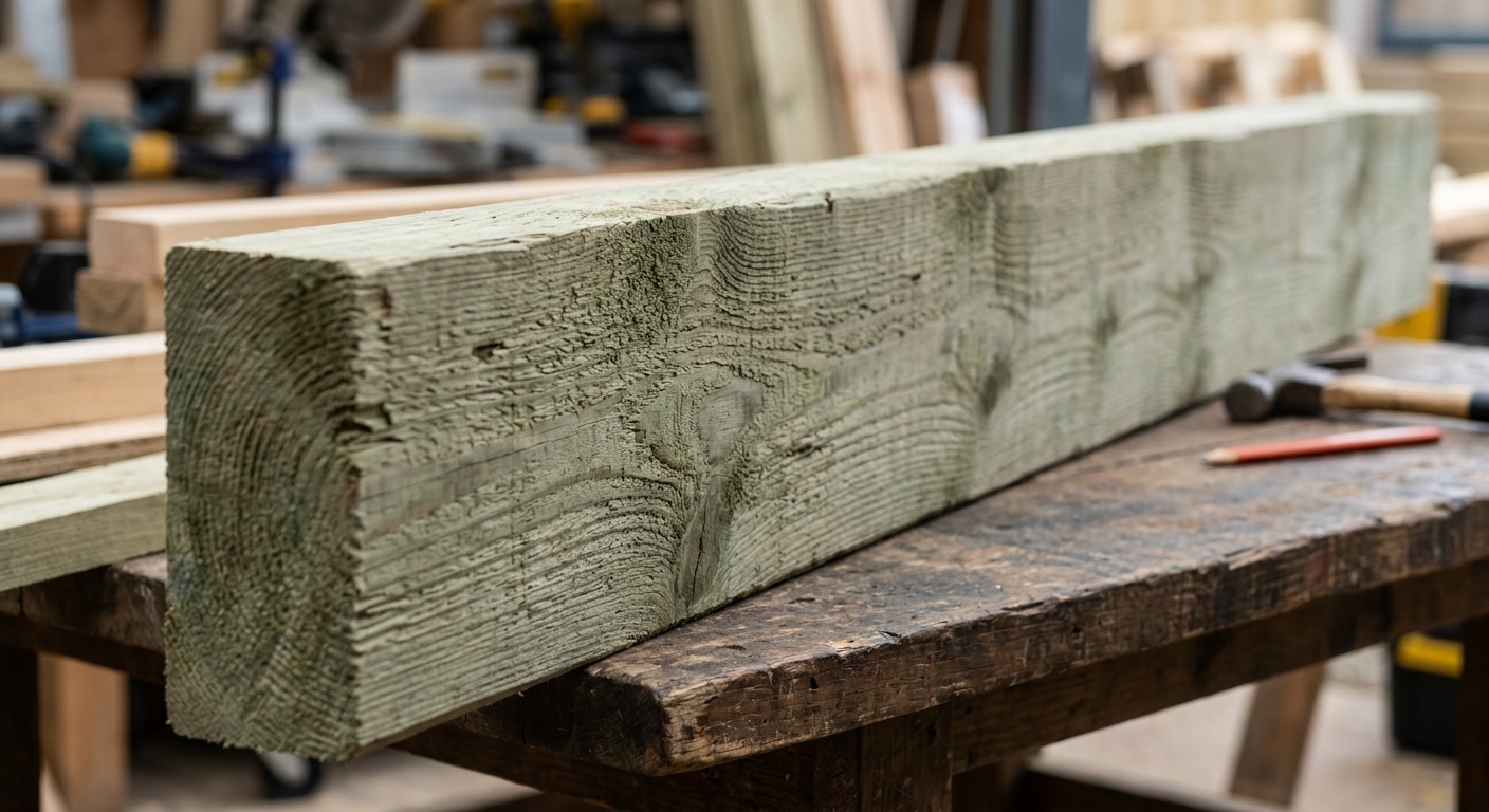 6×2 C24 Treated Timber 47x150mm 4.8m