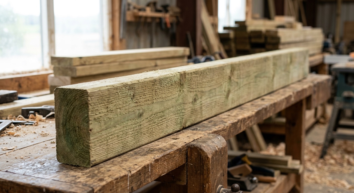 4×2 C24 Treated Timber 47x100mm 4.8m