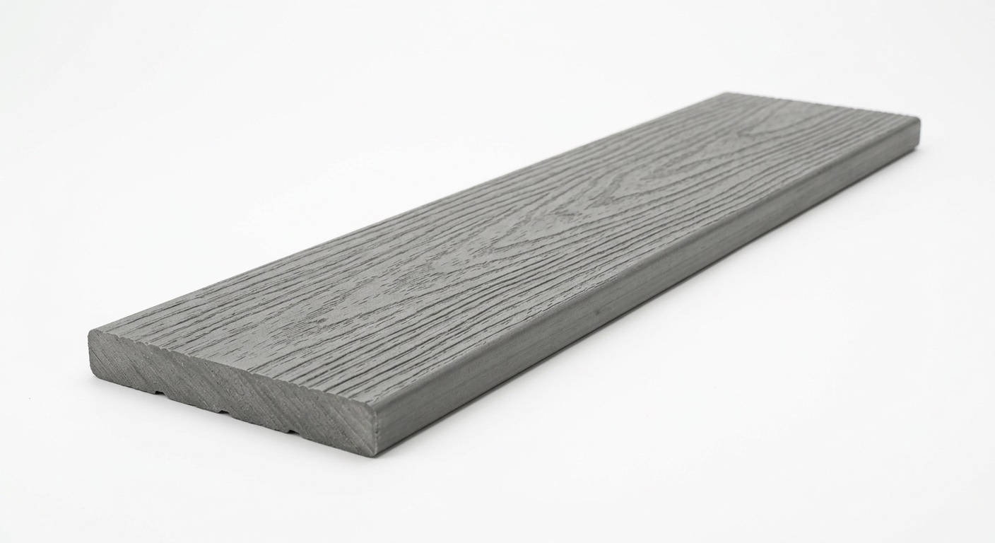 Composite Decking Board Grey 3.6m x 140mm